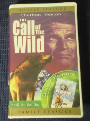 The Call Of The Wild / Kavik The Wolf Dog Family Classics Double Feature VHS - Image 1 of 4