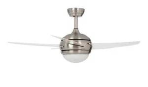 Argos Home Manhattan 140 cm Deckenventilator - Satin Nickel 2000943 - Bild 1 von 12