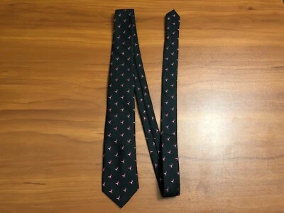 SUSAN G. KOMEN BREAST Cancer RIBBON 领带领带黑色粉红色结 — 第 1/4 张图片