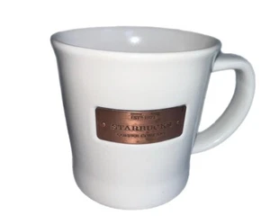 2018 Starbucks weiß Kupfer Abzeichen Kaffeebecher Teetasse Griff Reise Camping 16 Unzen - Bild 1 von 8
