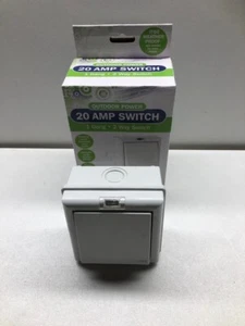 SMJ 20 Amp Outdoor Switch 1 gang 2 way. - Picture 1 of 4