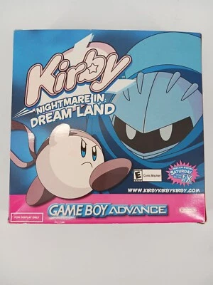 Display Big Box Only Kirby Nightmare in Dream Land Nintendo Game Boy Advance Foto 1 de 4