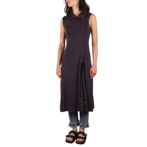 Sarah Pacini Vintage Women's Sleeveless Wool Long Cardigan Asymmetric Zip 1 / S - Picture 1 of 9