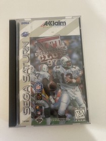 NFL Quarterback Club '97 Sega Saturn Akklaim Football Game Complete CIB