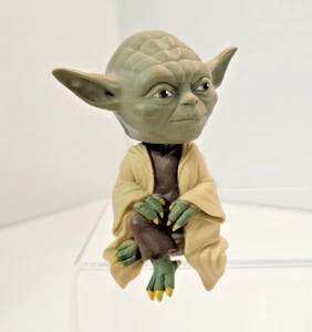 2009 Funko Star Wars Yoda Computer Sitter Bobblehead 3" Desk Decor - Picture 1 of 6