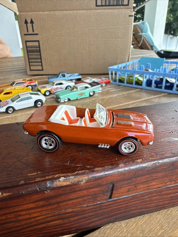 Hot Wheels 1967 Camaro Convertible - Orange - NEAR MINT - Vintage Real Riders - Image 1 of 4