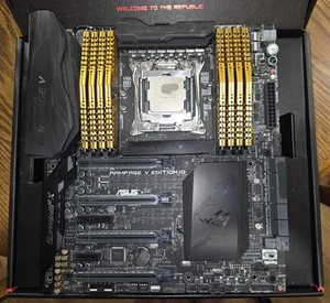 ASUS Rampage V edition 10 Intel 6900k 8 Core 3.2Ghz 32GB 8x4 Adata DDR4 - Bundle - Picture 1 of 3