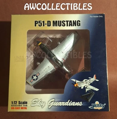 Witty Wings Sky Guardians escala 1:72 P51-D Mustang metal fundido a presión coleccionable Foto 1 de 4