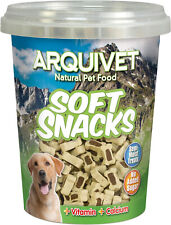 Arquivet soft Bote 300gr Snacks perro huesitos cordero y arroz,+vitaminas+calcio