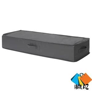 IKEA SKUBB Geschenkpapier Aufbewahrungsbox dunkelgrau 90x30x15 cm Unterbett Organizer - Bild 1 von 4