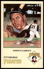 1990 Historic Pittsburgh Pirates Roberto Clemente Postcard #12