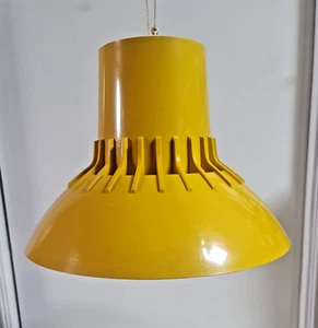 Vintage Danish NORDISK SOLAR Nord-Lys Yellow Pendant Lamp Svend Middelboe 1960 - Picture 1 of 18