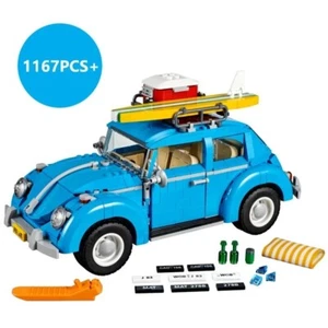 1167PCS Technical Blue Beetle Camper Car Building Blocks Model Creative Vehicle - Picture 1 of 7