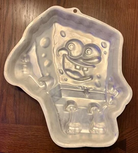 Vintage SPONGEBOB SQUAREPANTS Cake Pan! WILTON #2105-5130 (2002, Retired) - Picture 1 of 3