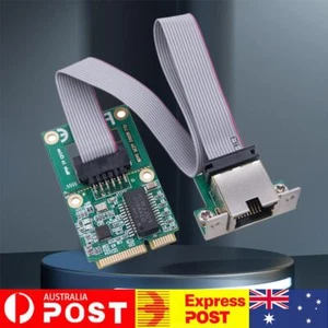 Mini PCI-E Network Card 10/100/1000M Gigabit Ethernet NIC Adapter for Desktop PC - Picture 1 of 10