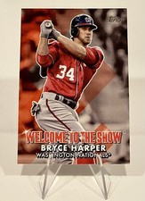 BRYCE HARPER 2022 TOPPS SERIES 1 WELCOME TO THE SHOW #WTTS-48 NATIONALS