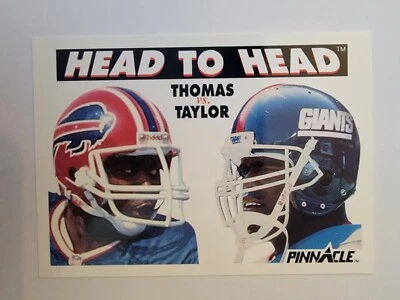 1991 Pinnacle Thurman Thomas/Lawrence Taylor Buffalo Bills/New York Giants #354 - Image 1 of 2
