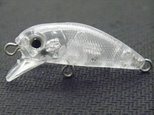 wLure 10 Vide Méné Pêche Leurre Pièces 4.4cm non Peint Leurre UPC617 - Photo 1/7