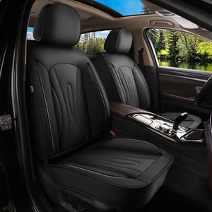 Car Seat Covers Full Set Waterproof PU Leather Fit for Hyundai Accent 2017-2023 - Picture 1 of 8