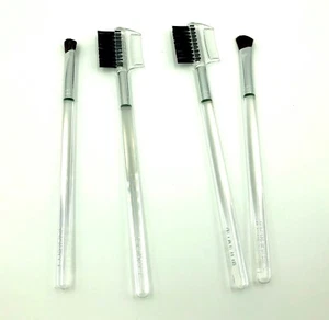 Lot of 2: Clinique  EyeShadow & Brow Brush Set~ 4 Brushes Total - Picture 1 of 1