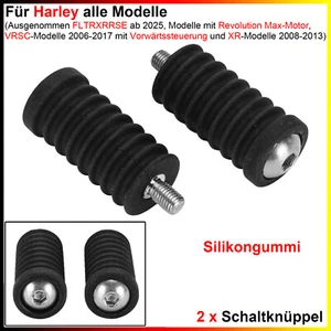 Für Harley Alle Modelle - Schalthebel Schaltpedal Kick Foot Pegs Abdeckung Pad - Bild 1 von 11