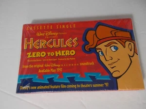 NOS HERCULES ZERO TO HERO Promo CASSETTE SINGLE Advance 1997 Sealed Free S&H - Picture 1 of 6