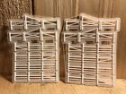 ho scale farm fencing model train display lot of 36 In White Fence