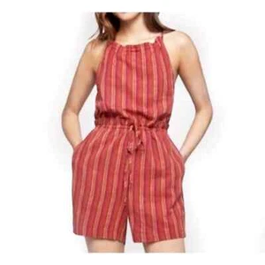 BCBG Striped Romper - Picture 1 of 6