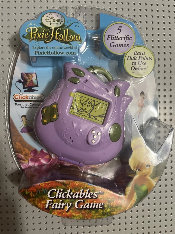 Disney Pixie Hollow Clickables Fairy Game Electronic Handheld Toy Tinker Bell - Image 1 of 1