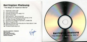 BARRINGTON PHELOUNG / THE MAGIC OF INSPECTOR MORSE CD PROMO! 12 TRACKS - MINT!! - Picture 1 of 1