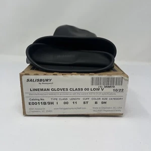 Salisbury by Honeywell Lineman Handschuhe schwarz Größe 9H 11" 500v BRANDNEU IM KARTON - Bild 1 von 4