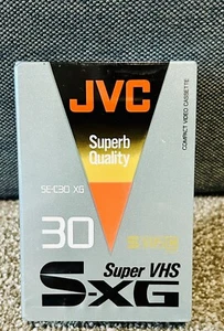 JVC S-XG 30 VHS Tape * New And Sealed - Picture 1 of 2