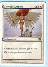MTG 4X 8TH EDITION GLORIOUS ANTHEM NM MAGIC THE GATHERING CARD ENGLISH RARE