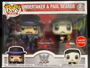 Funko Pop! WWE The Undertaker and Paul Bearer 2 Pack Gamestop Exclusive Figure