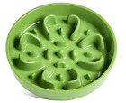 Slow Feeder Dog Bowl Ceramic 1.5 Cups GreenF or Dogs, Puppy Slow Feed