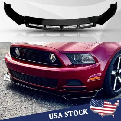 For Ford For Mustang 2010-2014 Front Bumper Lip Spoiler Splitter Diffuser US - Image 1 of 4
