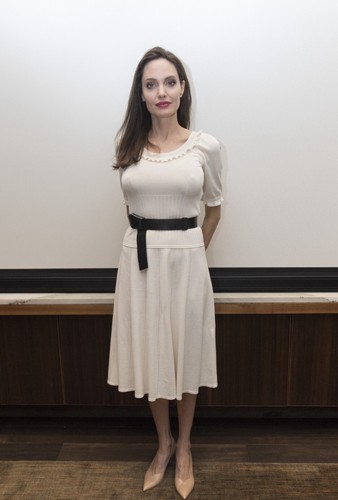 Bottega veneta abito midi crema 42