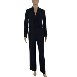 RRP €219 Mono De Manga Larga Negro Para Mujer Berenice Talla EU 34 UK 6 US 4 - Imagen 1 de 9