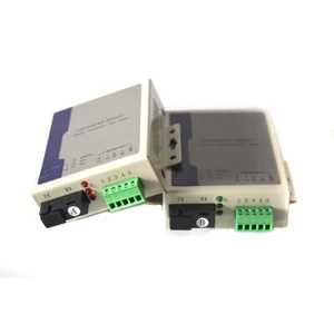 Extensor de datos RS422 sobre fibra óptica, kit bidireccional Full duplex RS422 2 RS485 - Imagen 1 de 5
