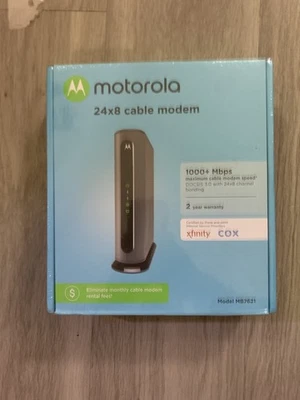 Módem de cable Motorola 24x8 DOCSIS 3.0 Modelo MB7621 NUEVO SELLADO Foto 1 de 2