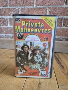 Private Manoeuvres VHS Video Tape Big Box Ex Rental No Mould - Picture 1 of 5