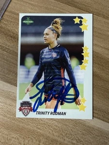 Trinity Rodman On Card, In Person Auto Parkside Washington Spirit, USA. - Picture 1 of 4