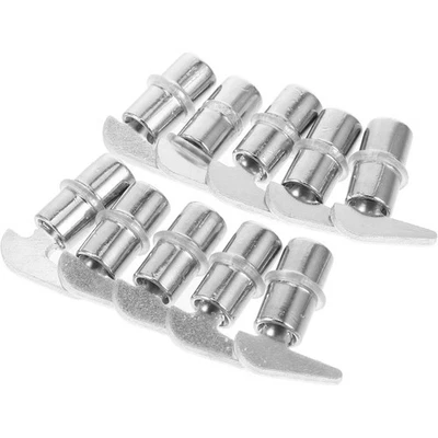  10 Pcs Mensola Regolabile Ripiano Staffe Per Scaffali Dell'armadio - Immagine 1 di 4