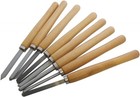 8pc Wood Lathe Chisel Set Woodworking Carving Woodturning Hand Tools