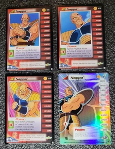 Limited Nappa Saiyan Saga Starter Set Personality Lv1-3 HT DBZ CCG Score Cards Z - Picture 1 of 4