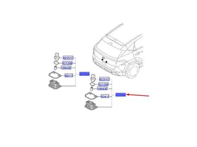 Hyundai Kona SX2 Kennzeichenleuchte 92501BE000 NEU ORIGINAL - Image 1 of 2