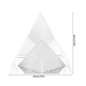 Crystal Pyramid Quartz Stone Carving Figurines Furnishing Article - Picture 1 of 23