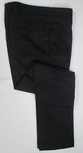 LANDS END Black Slim Leg School Uniform Chino Chino Pants Womens 4 NEW - Picture 1 of 9