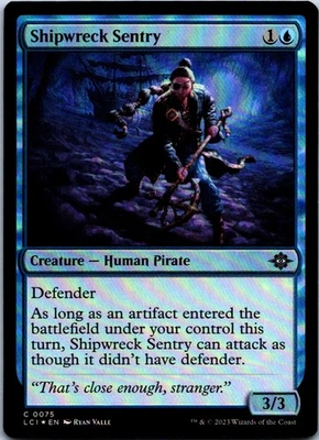 Shipwreck Sentry C Foil LCI The Lost Caverns of Ixalan 75 NM - Image 1 of 2