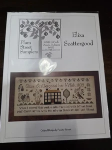 Plum Street Samplers - Eliza Scattergood Sampler - Picture 1 of 2